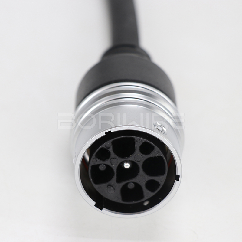 Customized New Energy Electric Vehicle Charging Cable Plug with Cover European Standard Female Plug Power Charging Cable