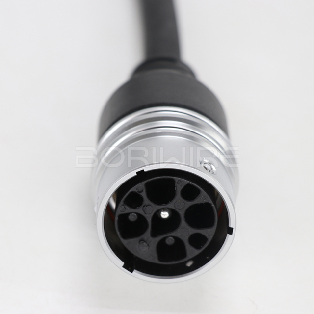 Customized New Energy Electric Vehicle Charging Cable Plug with Cover European Standard Female Plug Power Charging Cable