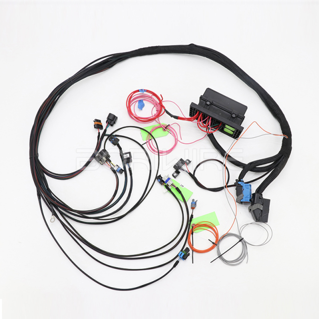 2.2L Ecotec L61 Stand Alone Wiring Harness with Waterproof Relay and Fuse Box for P11 Computer Manual Transmission