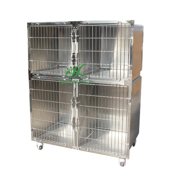 FTL-VA20 Customized Stainless Steel Mental Large Dog Cat Pet Animal Cages Vet Clinic Cage,Fatali Medical equipment