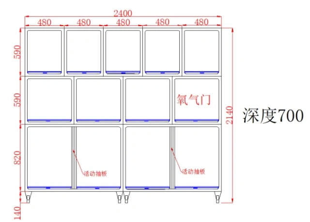 FTL-VA20 Customized Stainless Steel Mental Large Dog Cat Pet Animal Cages Vet Clinic Cage,Fatali Medical equipment