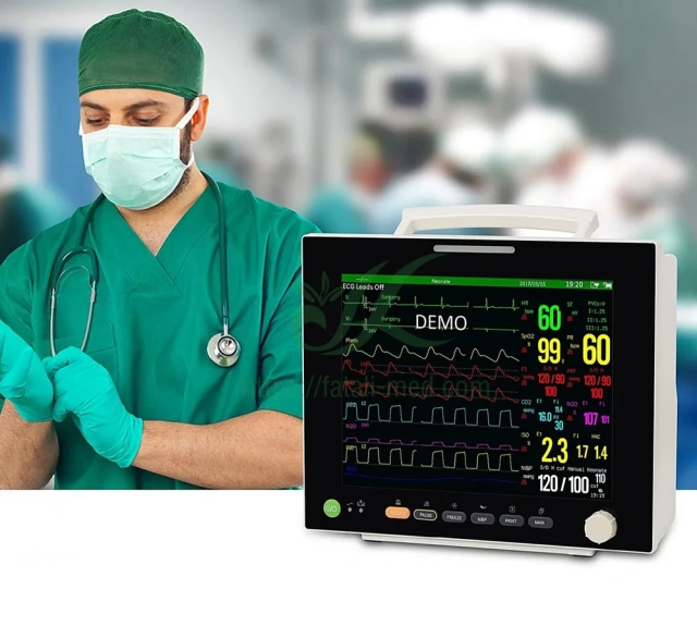 Hospital Monitoring ICU System Handheld High Quality Compact Multi-parameter Patient Monitor,Fatali Medical equipment