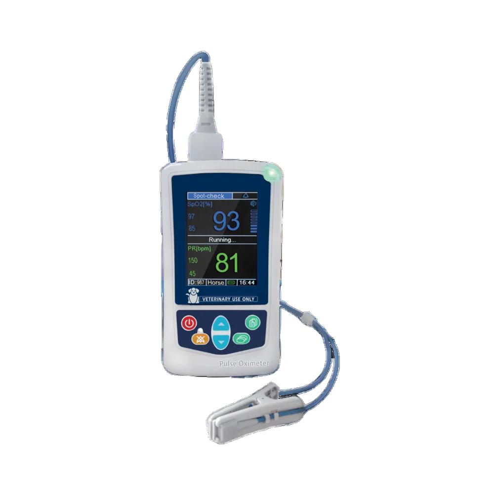 Spo2 Monitor For Pets CE Handheld Pulse oximeter Pet Hospital Use Vet Oximeter SpO2/PR ...