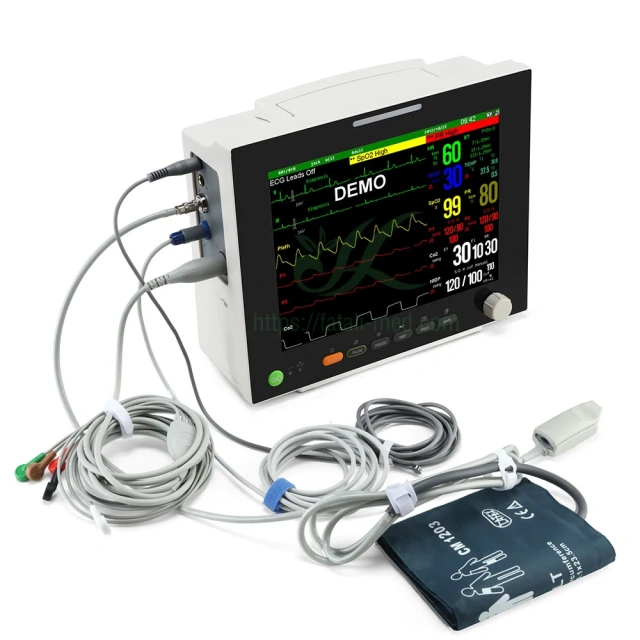 Hospital Monitoring ICU System Handheld High Quality Compact Multi-parameter Patient Monitor,Fatali Medical equipment