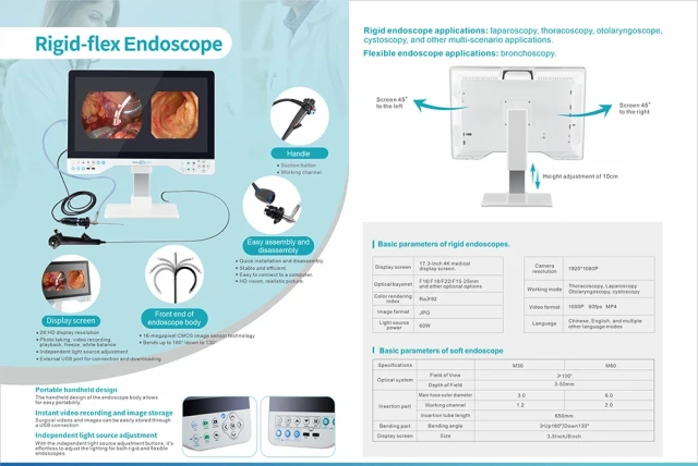 Gastroscopy Reusable Colonoscopy Portable Veterinary Endoscope,Fatali Medical equipment