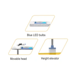 Infant Phototherapy Unit Blue LED Bulbs Phototherapy Machine for Infants Anti-rusty Aluminum Alloy Base Infant Warmer,Fatali Medical equipment