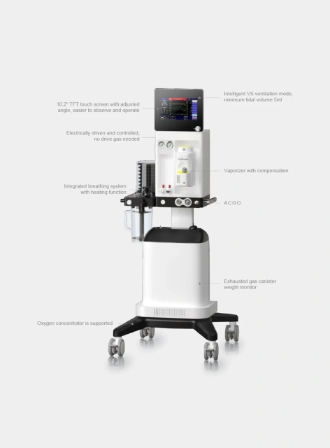 Veterinary Anesthesia System Animals Medical Trolley Gas Anesthesia,Fatali Medical equipment