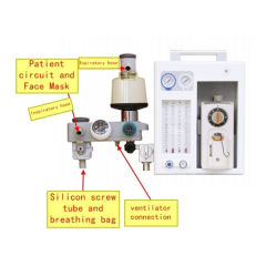 Anesthesia Machine with Trolley Portable Anesthesia Oxygen Concentrator,Fatali Medical equipment