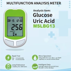 Uric Acid Meter Medical Portable Glucose Uric Acid Test Analyzer With Strips,Fatali Medical equipment