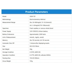 Uric Acid Meter Medical Portable Glucose Uric Acid Test Analyzer With Strips,Fatali Medical equipment