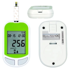 Uric Acid Meter Medical Portable Glucose Uric Acid Test Analyzer With Strips,Fatali Medical equipment