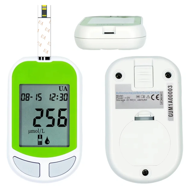 Uric Acid Meter Medical Portable Glucose Uric Acid Test Analyzer With Strips,Fatali Medical equipment