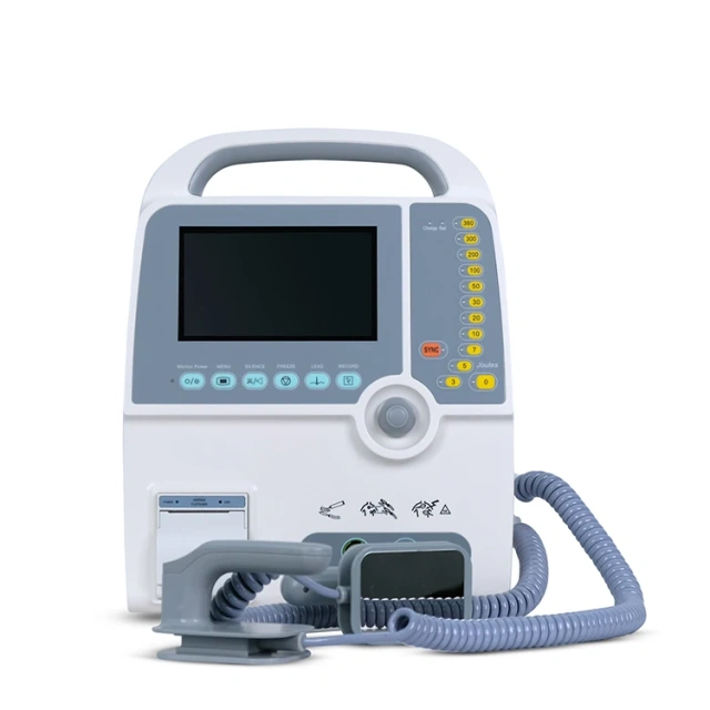 Medical High Quality Medical Defibrillator with ECG Monitoring,Fatali Medical equipment