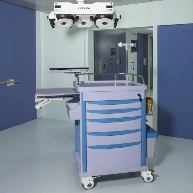 Medical Trolley ABS with Lockers / Medicine Storage Cabinets,Fatali Medical equipment