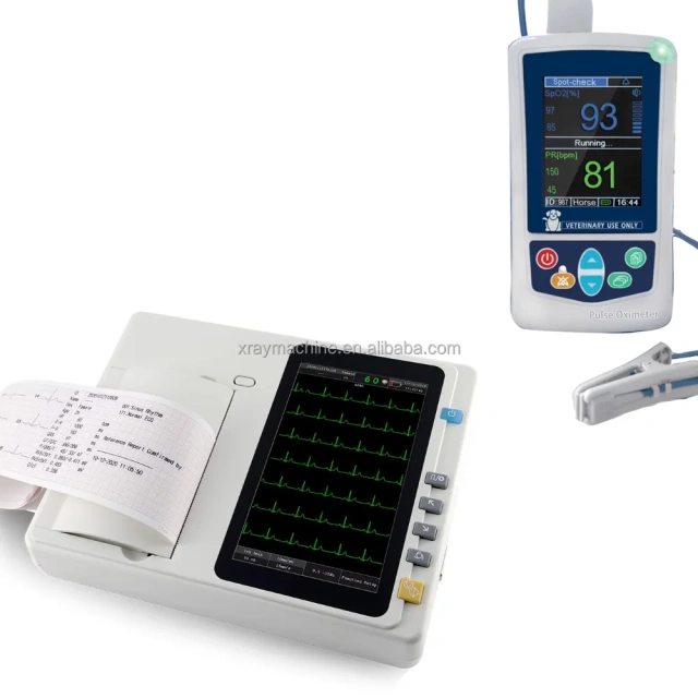 7 Inch LCD Touch Screen Three Channel Portable 12 Lead Electrocardiograph (ECG) Machine,Fatali Medical equipment