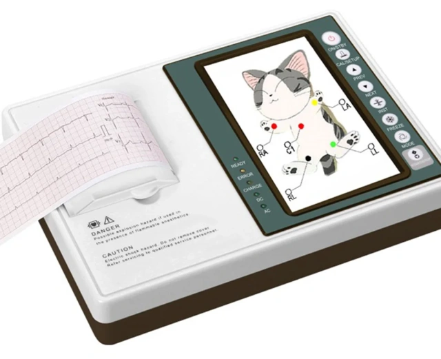 7 Inch LCD Touch Screen Three Channel Portable 12 Lead Electrocardiograph (ECG) Machine,Fatali Medical equipment