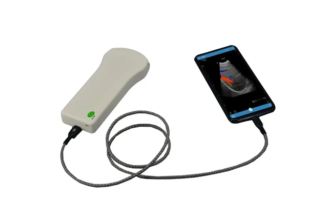 Mini Pocket-Sized Electric Wired Veterinaty Convex Probe Ultrasonic,Fatali Medical equipment