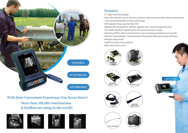 Portable Ultrasound Machine for Check Animal's Uterine Function,Fatali Medical equipment