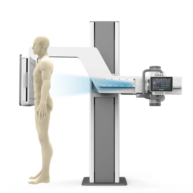 FTLF-iDR80D 80kW Electric Motorized Stationary DR X Ray Machine,Fatali Medical equipment