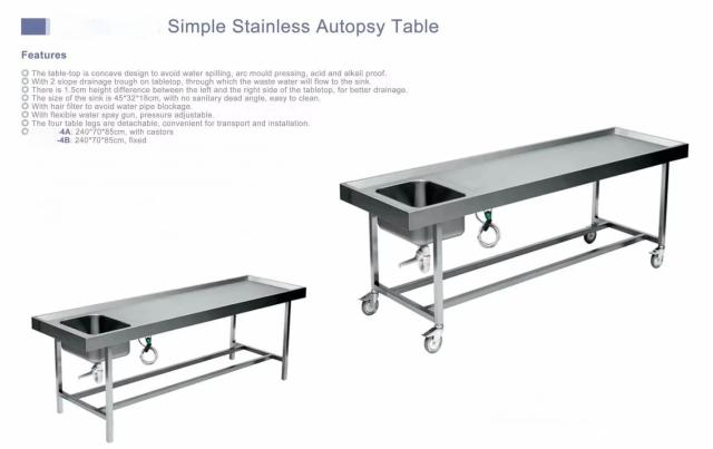 FTL-4A_B Simple Dissection Table / Body Autopsy Dissection Table,Fatali Medical equipment