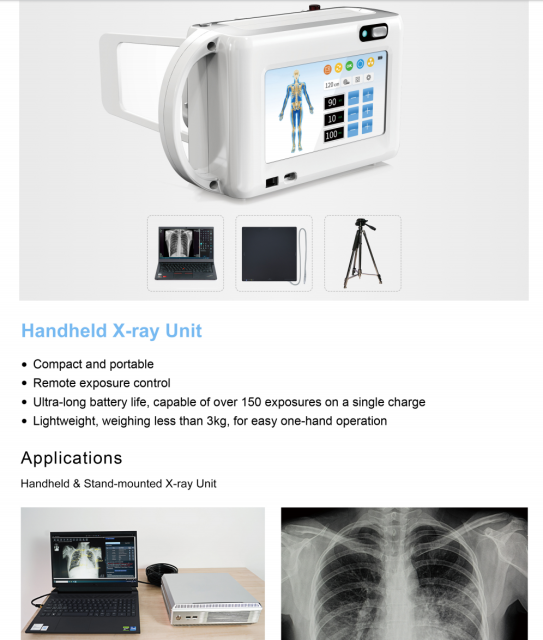 Medical Digital X-Ray Machine Human Animal Handheld Dental X-Ray for Intraoral Scanner,Fatali Medical equipment