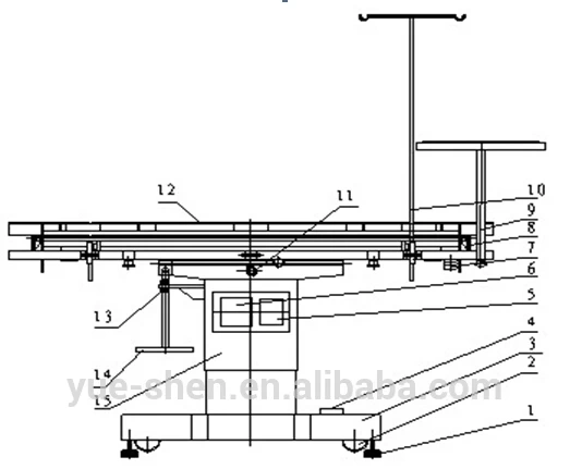 Animal Surgical Spine Surgery Table / Vet Operation Table,Fatali Medical equipment