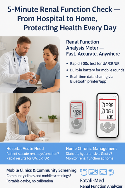 Medical Renal Function Analyzer for Reliable Kidney Function Testing,Fatali Medical equipment