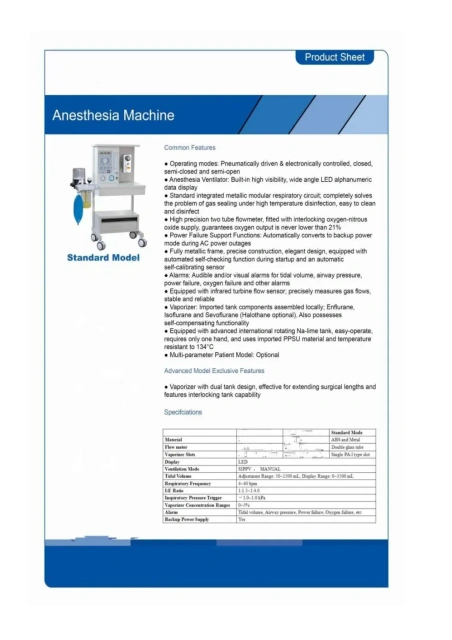 Hospital Anesthesia Equipment for Surgical,Fatali Medical equipment