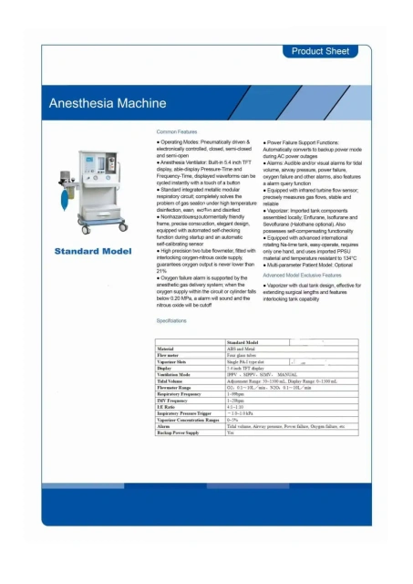 Surgical Device Trolley Gas Anesthesia Machine,Fatali Medical equipment