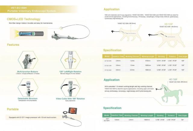 Fatali Veterinary Endoscope Machine / Cat Dog Equine Gastroscope,Fatali Medical equipment