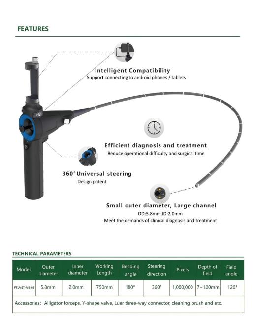 Fatali Veterinary Flexible Endoscope,Fatali Medical equipment