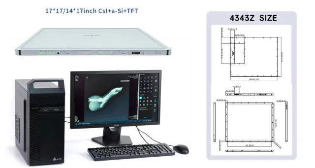 Wired & Wireless Portable Flat Panel Detector for Veterinary Digital Radiography,Fatali Medical equipment