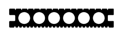 双面槽型一代木塑地板