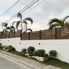 全间隔铝合金塑木围栏