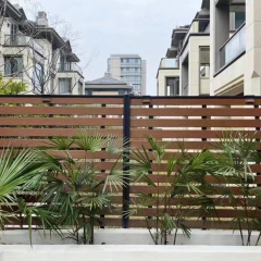 全间隔铝合金塑木围栏