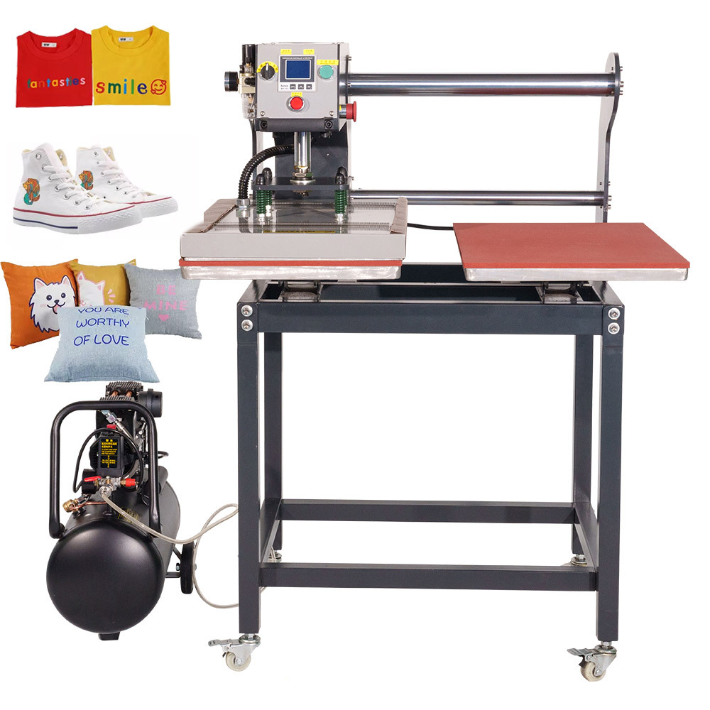 Dual station heat press machine
