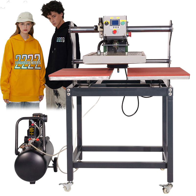Dual station heat press machine