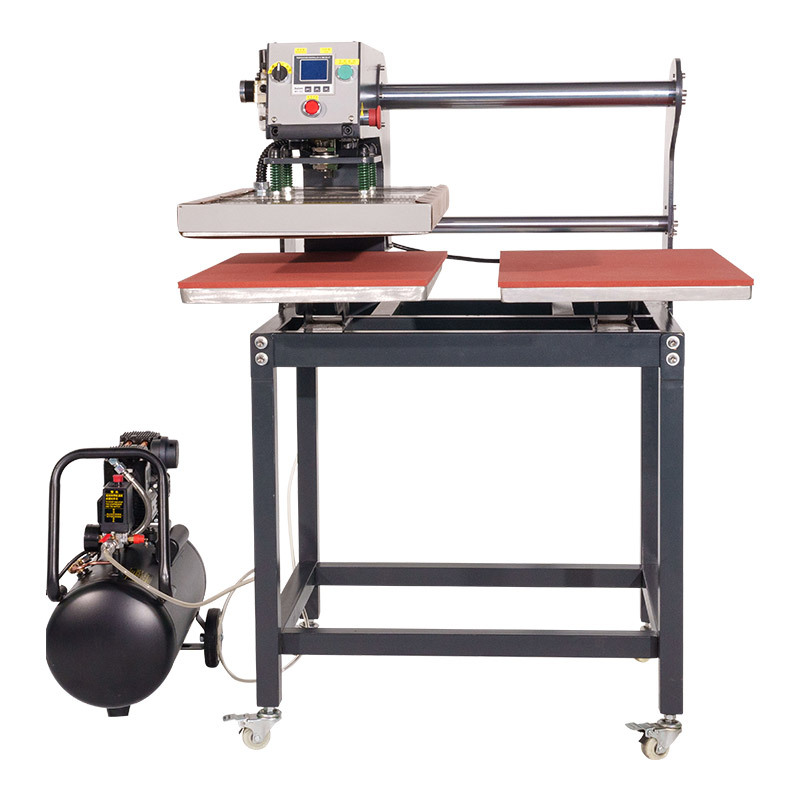 Dual station heat press machine