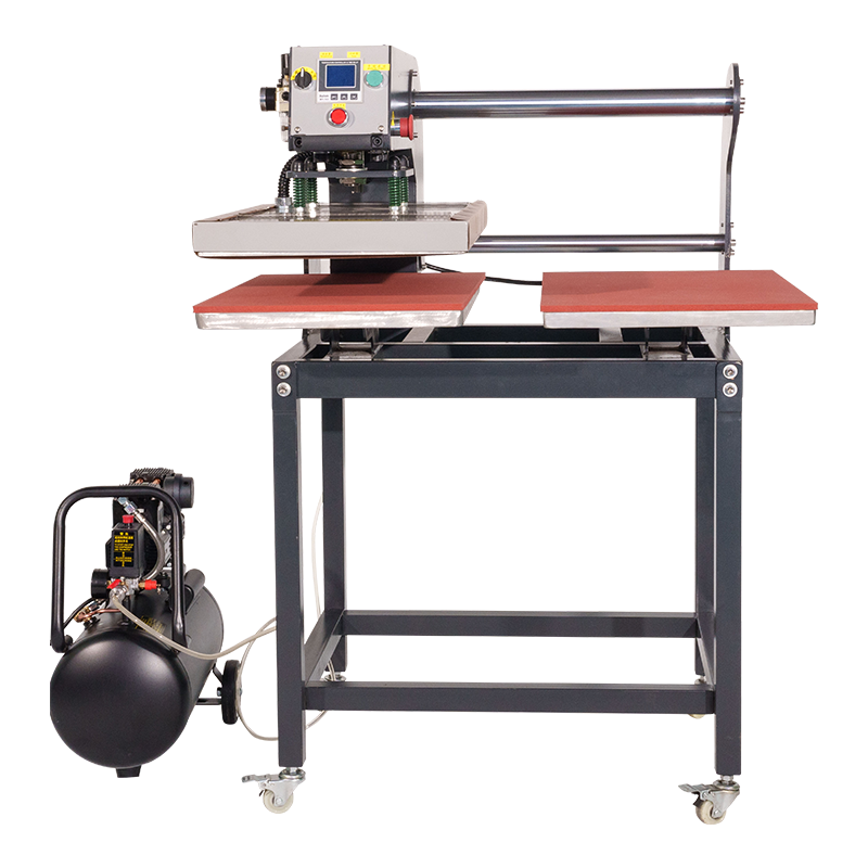 Dual station heat press machine