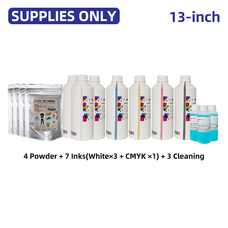 13-Inch DTF Printer Supplies – Discount Bundles