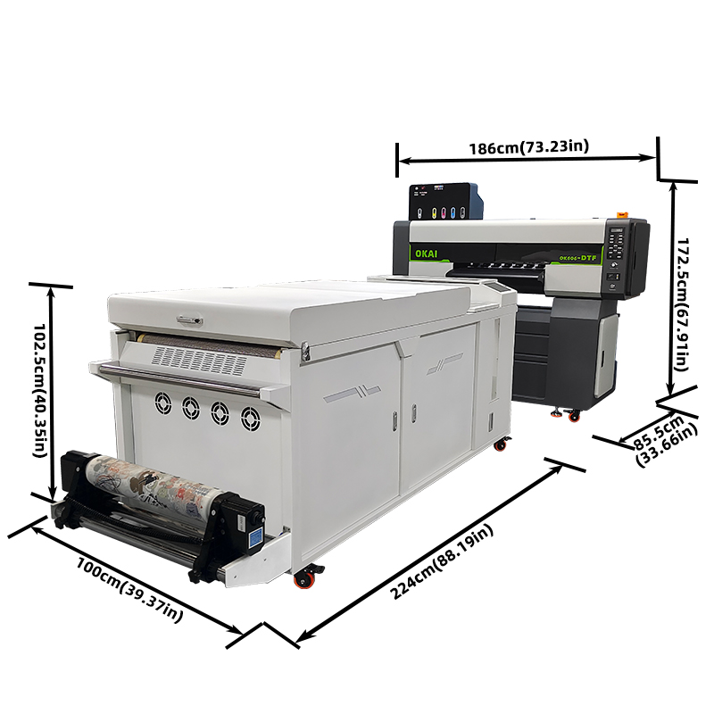 OKAI 606 Industrial DTF Printer – i3200*6 High Speed Setup