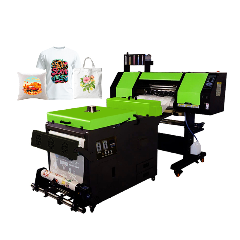OK-H6002 24" 2 Head DTF Printer+-H650 DTF Powder Shaker Dryer