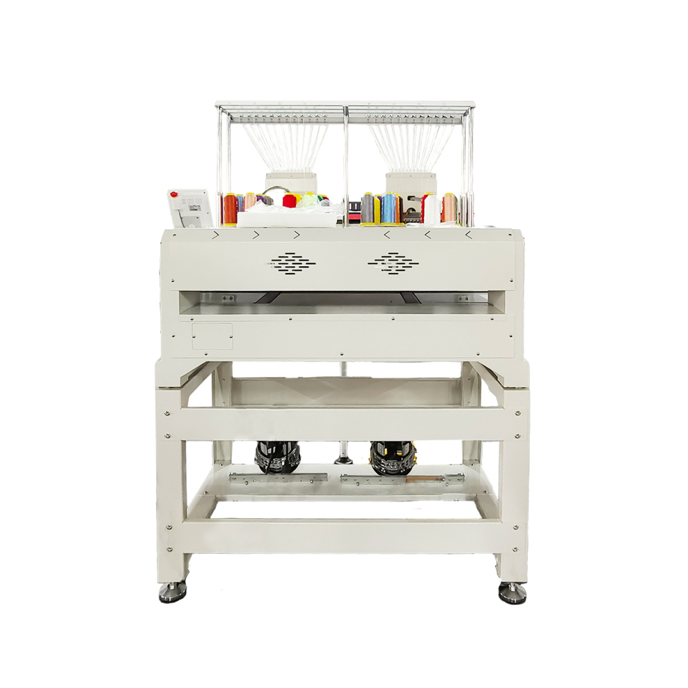OKAI OK-C1202  Dual Head Commercial Embroidery Machine 19.7" × 15.7" (500 × 400 mm)