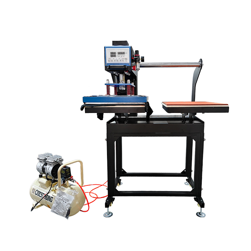 Dual station heat press machine