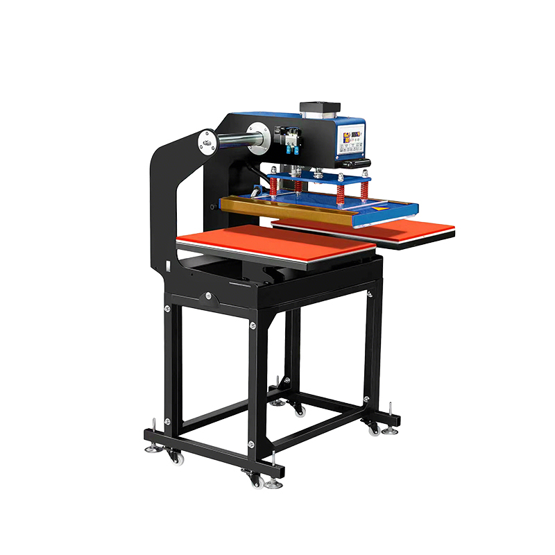 Dual station heat press machine