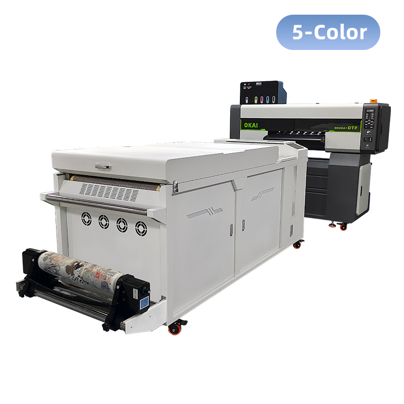 OKAI-606 Pro Max 24" 6-Head DTF Printer (5-Color)