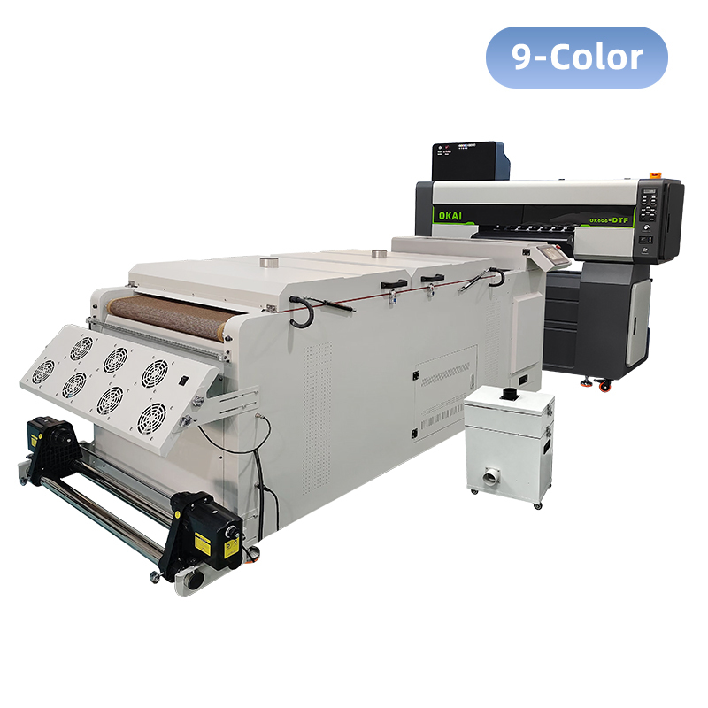 OKAI-606 Pro Max 24" 6-Head DTF Printer (9-Color)