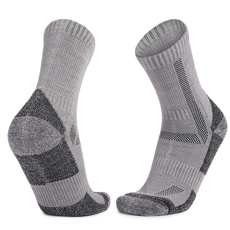 Merino wool socks, autumn and winter snow socks, men's mid-calf ski socks, sports towel socks, cashmere socks
