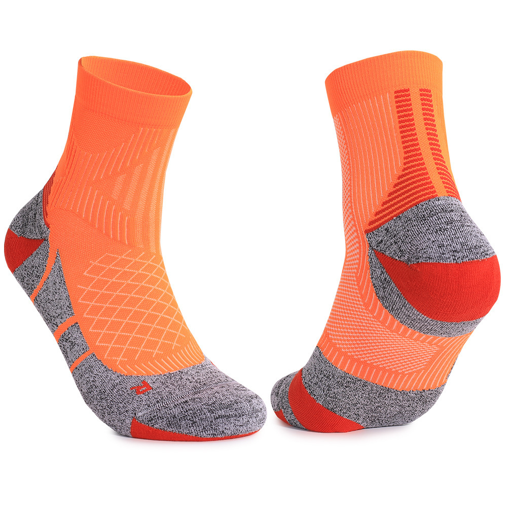 Professional running socks thickened towel bottom basketball socks men's mid-calf breathable antibacterial sports socks