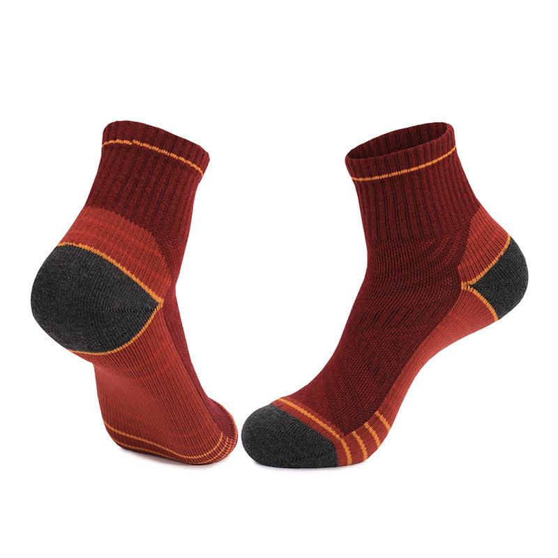 New thickened towel bottom sports socks for men, non-slip casual socks, breathable sweat-absorbent socks, outdoor running socks